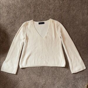 MINKPINK Cream V-Neck Sweater